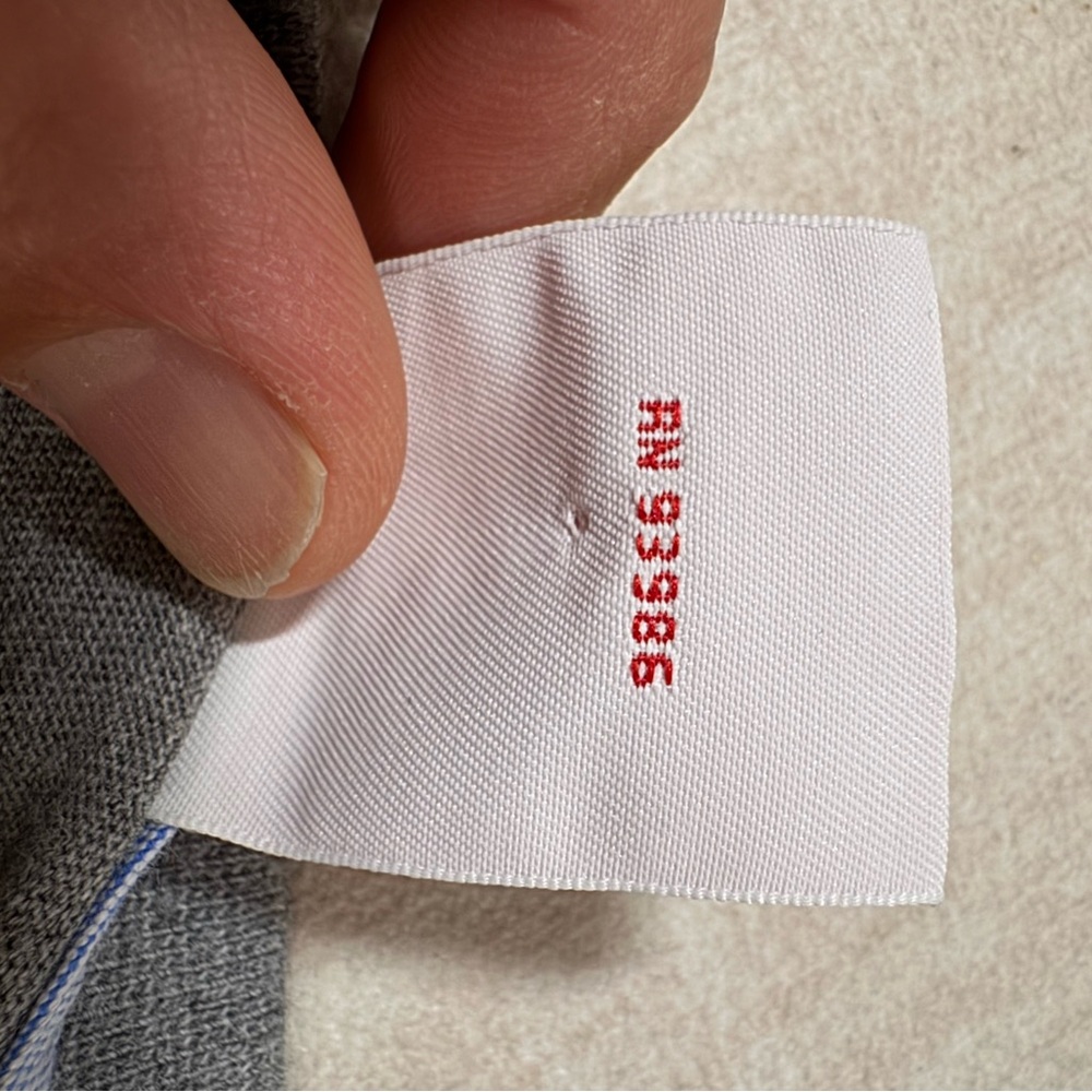 Brooks Brothers 1818 Gray Slim Fit Polo M - Picture 5 of 8